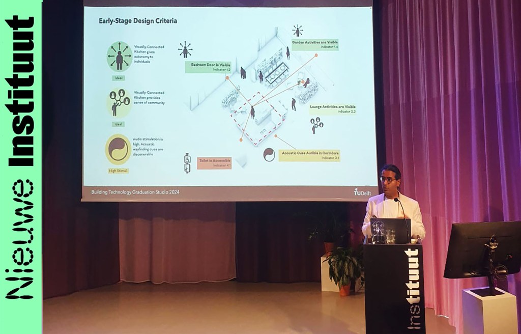 Feras Alsaggaf presents at the Nieuwe Instituut in&nbsp;Rotterdam